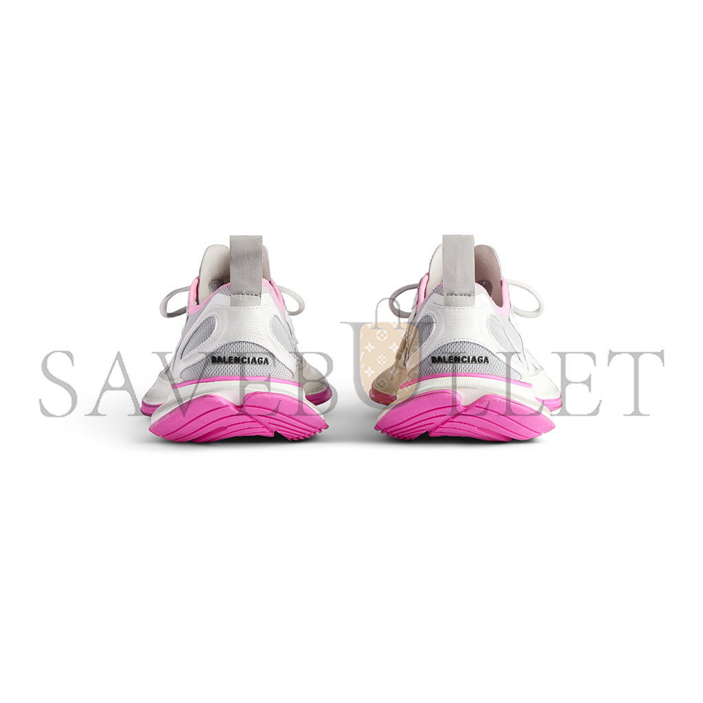 BALENCIAGA WOMEN'S CIRCUIT SNEAKER IN GREY WHITE PINK 793944WFLGY1950